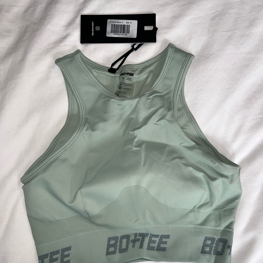 Bo+Tee Mint Green Sports Bra